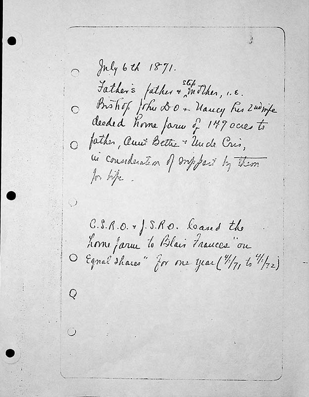 page 228 image in the Overholt Diary